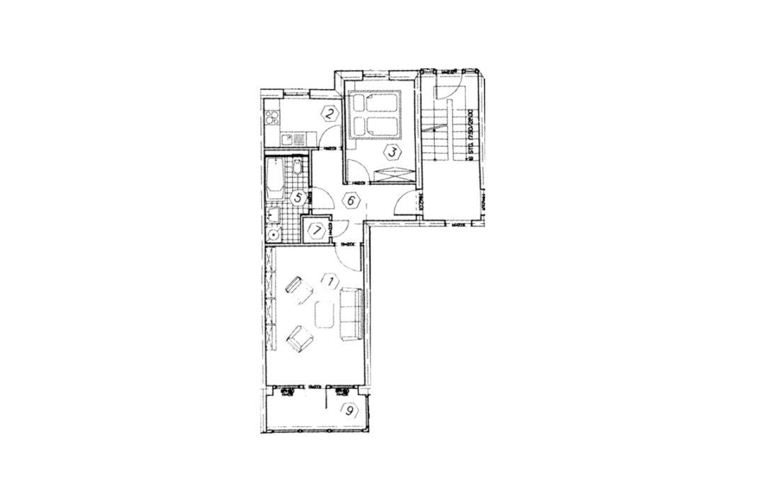 2-Zimmer-Wohnung mit Balkon, frisch renoviert · WE30LS31